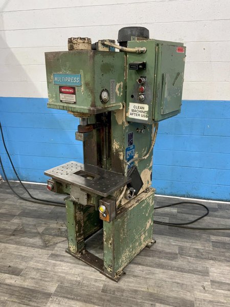 6 TON DENISON #WR065L MULTIPRESS C-FRAME HYDRAULIC PRESS: STOCK #80600