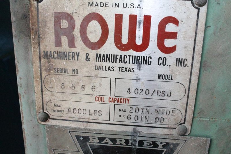 4,000 LBS X 30' WIDE ROWE MOTORIZED COIL REEL : STOCK #59930
