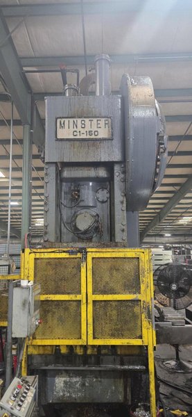 150 TON MINSTER G1-150 OBI PRESS. STOCK # 0758326