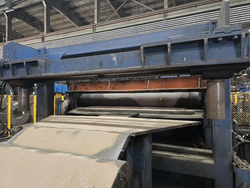 72" x .250" x 80,000# BRADBURY CUT TO LENGTH LINE