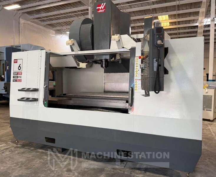 Haas VF-6/50 CNC Vertical Machining Center – 4th Axis Ready, 50 Taper Mill