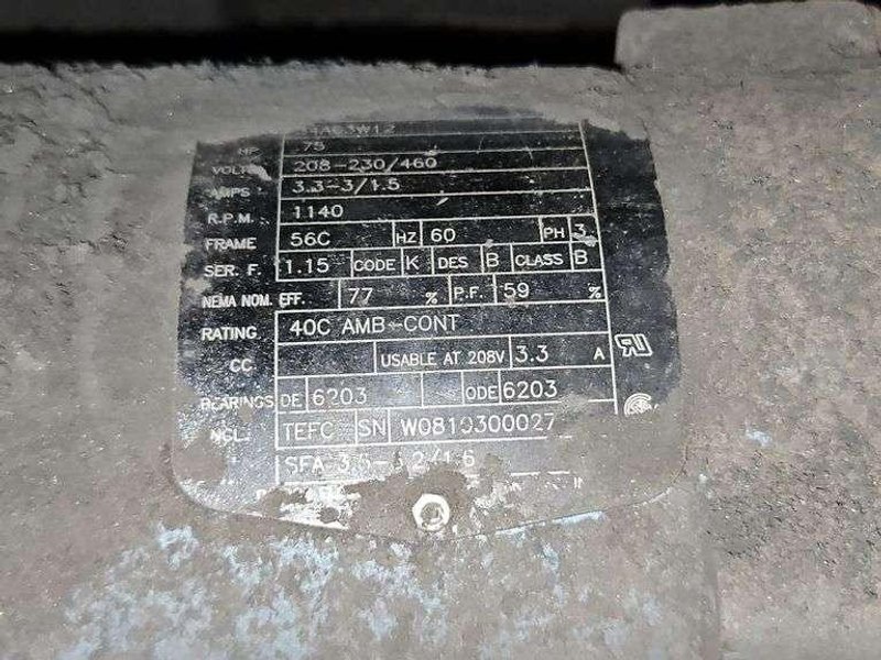 Viking 6&#039; swing table blast cleaning system with Micro Air cartridge dust collector, 2- direct drive shot wheels