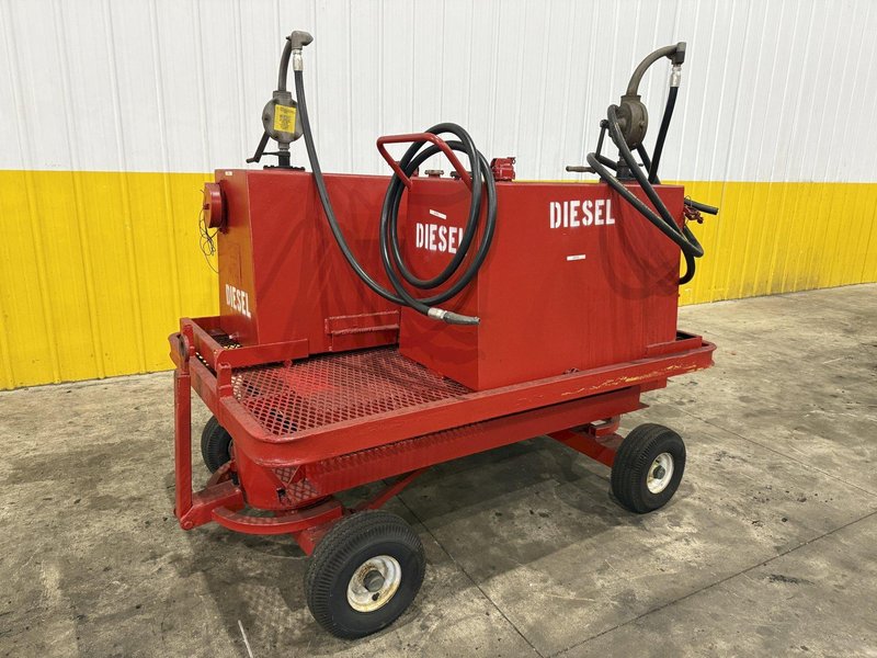 2 TANK DIESEL GAS ROLLING TRANSFER TOW CART: YOBRO #23997