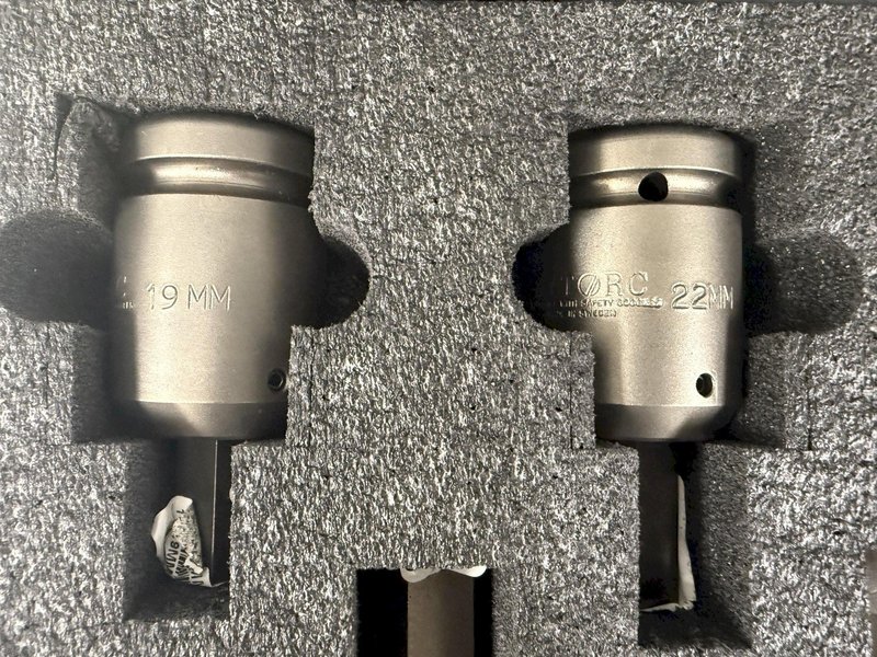 (7) 19 - 36 mm HYTORC 1&quot; ALLEN SOCKETS, FOR HYDRAULIC TORQUE WRENCH: YOBRO #24180