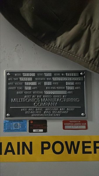 MILLTRONICS MB30 CNC Milling machine from a prestigious aerospace manufacturer&#039;s toolroom.