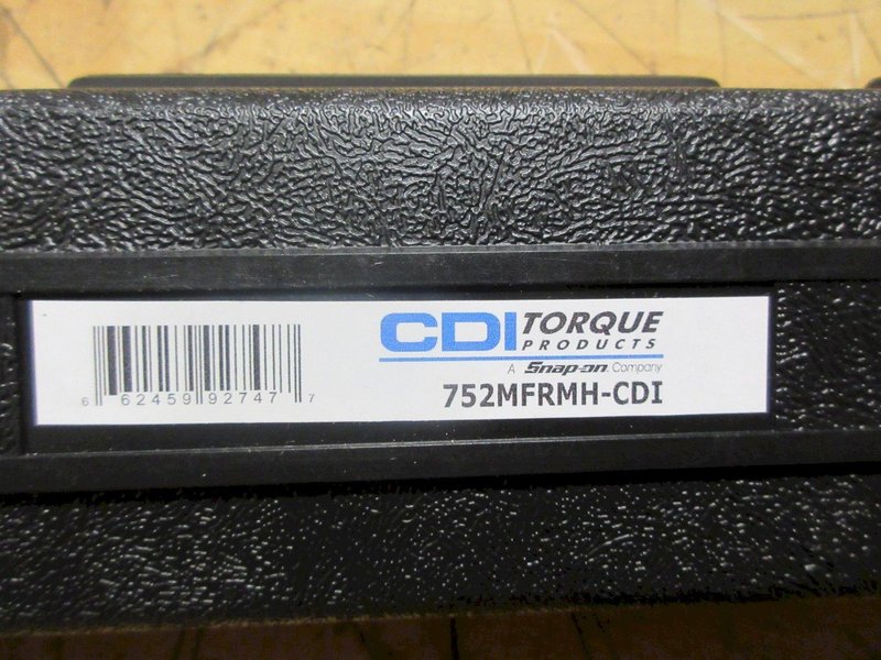 CDI 3/8 Inch Drive Adjustable Click Torque Wrench, Range 5-75 Ft Lbs / 10.2-98.3 Nm (752MFRMH) *New In Case*- Auction Item