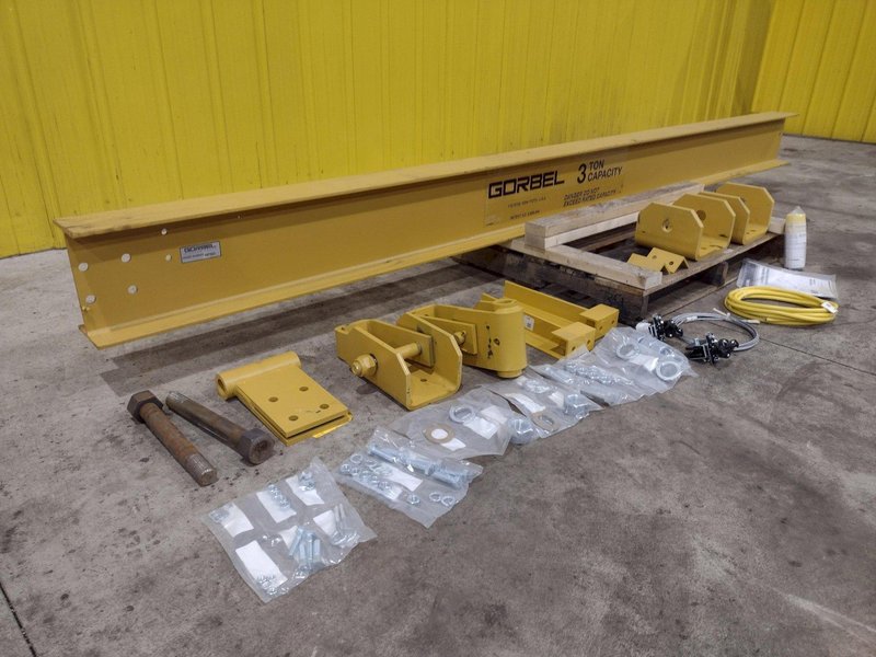 3 TON X 11&#039; GORBEL WALL MOUNT JIB CRANE, 2023 NEVER INSTALLED: STOCK #22116