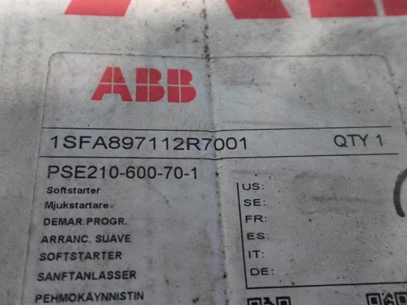 ABB 210 A SOFTSTARTER  -  PSE210-600-70-1