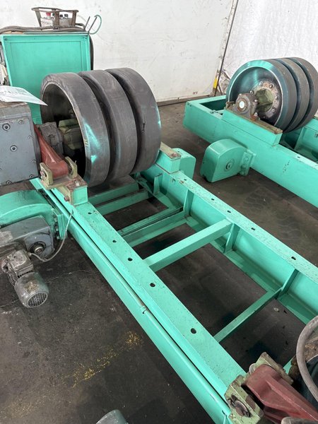 120 TON ARONSON TANK TURNING ROLL SET. STOCK # 0343325