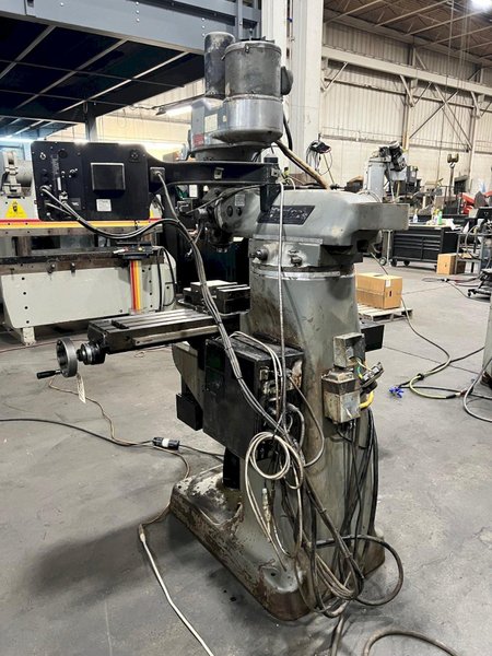 USED BRIDGEPORT 9&quot; X 48&quot;, 2-AXIS CNC KNEE MILL WITH PROTO TRAK MX2 CONTROL, Stock# 11152, Year: 1994