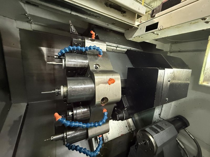 2011 Haas ST-10 Used CNC Lathe w/Bar Feeder &amp; Live Tooling For Sale