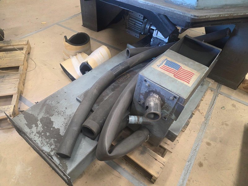 72” TABLE PANGBORN MODEL LK ROTOBLAST SHOT BLAST MACHINE: YOBRO #24357