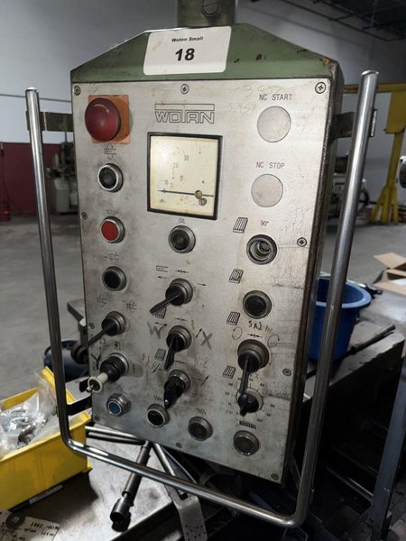 4" WOTAN B75/105M TABLE TYPE HORIZONTAL BORING MILL. STOCK # 0114026