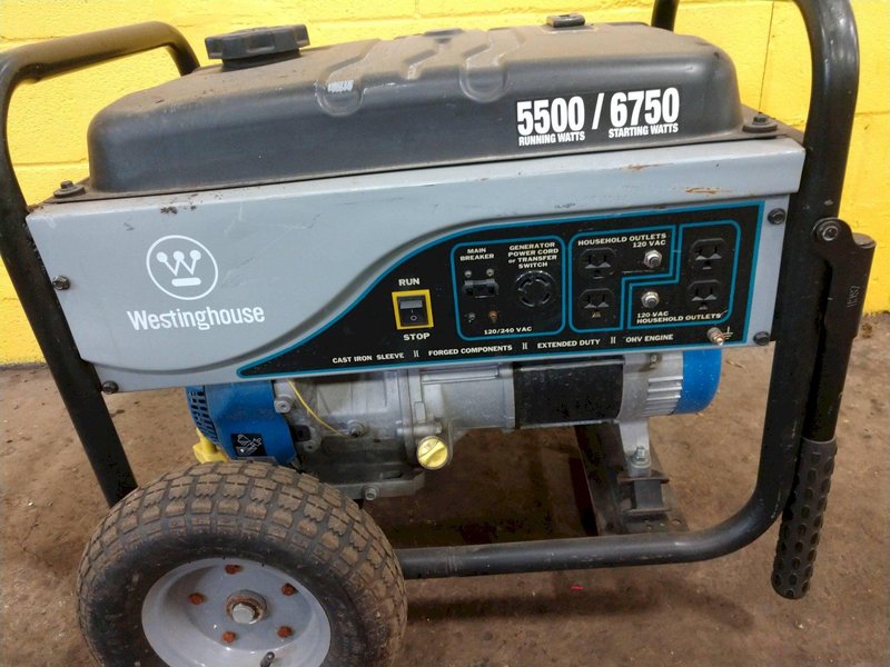 5500 WATT WESTINGHOUSE PORTABLE GENERATOR: STOCK 12995