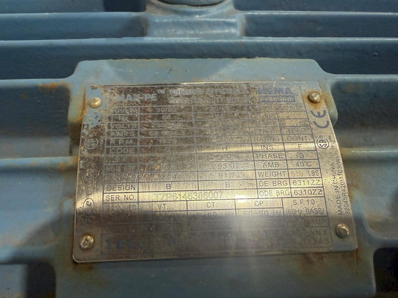 48" x 60" x 30" SUMMIT MODEL #F7-4P HORIZONTAL HYDRAULIC BALER, WITH AUTO TIPPER: YOBRO #24616