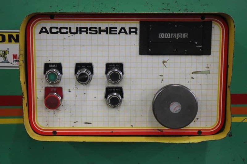 1989 Accurshear 825012 Hydraulic Shear (#5736)