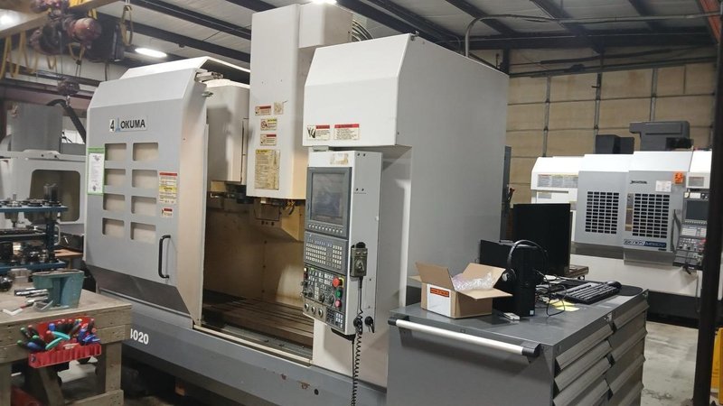 Okuma, MC-V4020, VMC, 2007 – 15,000 RPM Spindle, TSC, 3513 Cutting Hours, Tooling