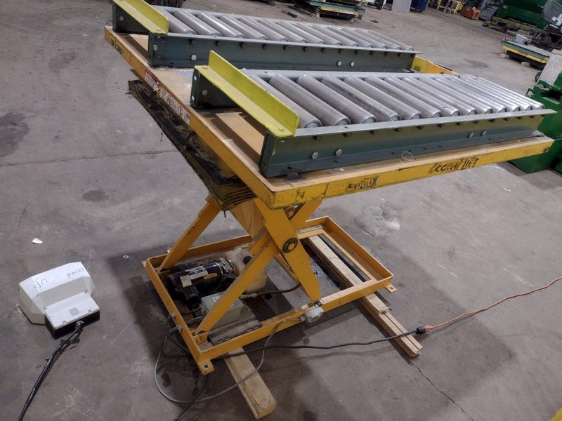 4000 LB ECONO LIFT HYDRAULIC SCISSOR LIFT TABLE 110V: STOCK #20956