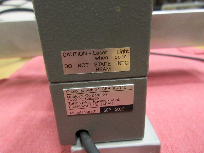 Mitutoyo Laser Scan Micrometer with Measuring LSM-501 and Display Unit LSM-6000- Auction Item