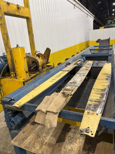 15 HP L&amp;M EQUIPMENT MODEL #HMPC-7-24 CROSS CUT BUNDLE TRAVELING ARCH WOOD BUNDLE SAW WITH CONVEYOR: STOCK #22922