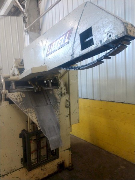 30" X .125" LITTELL MODEL #632D-7PD POWERED STRIP STRAIGHTENER WITH PEELER: STOCK 14128