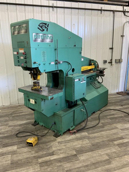 110 TON PIRANHA PII110 HYDRAULIC IRONWORKER: STOCK #81006