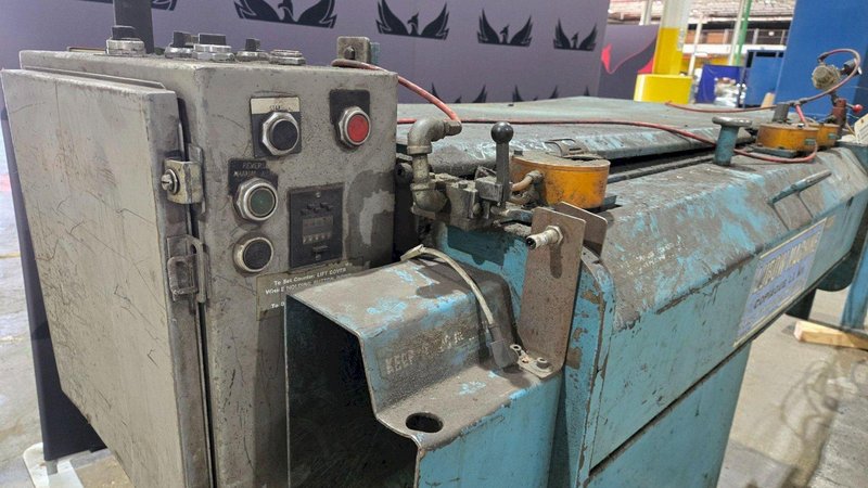 LUBOW WIRE STRAIGHTENER/CUTOFF MACHINE USED