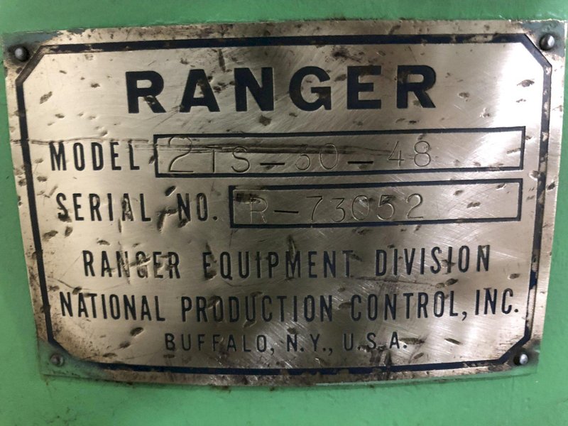 30,000 LB X 48" RANGER 2-ARM COIL STAND TURNSTILE: STOCK #18275