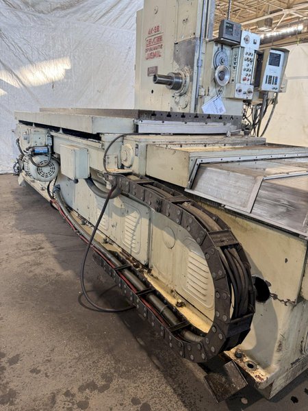 4" DEVLIEG 4K-96 HORIZONTAL BORING MILL. STOCK # 0113826