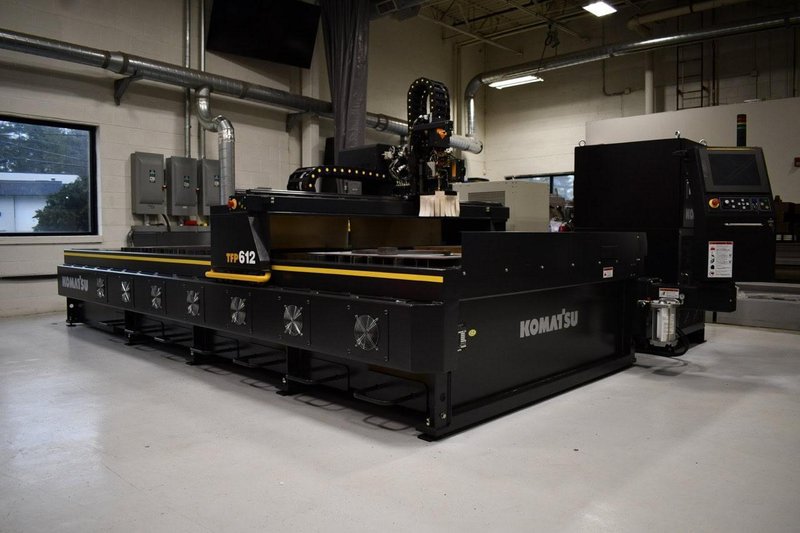 6′ x 12′ Komatsu TFP612 3 Series CNC Plasma-Oxyfuel Cutting System, 2023 – Komatsu 300 Amp, With Warranty