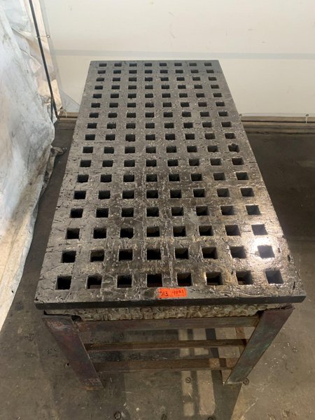 60" x 30" x 36"H ACORN WELDING TABLE W/ STAND. STOCK #1165123.