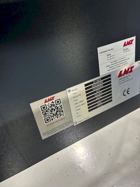 2017 6' LNS MODEL #GT326-E CNC BAR FEEDER : YOBRO 25108