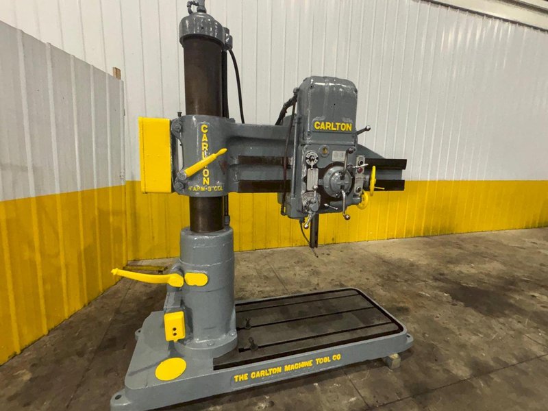 4&#039; ARM x 9&quot; CARLTON MODEL #1A POWER RADIAL ARM DRILL: YOBRO #24007