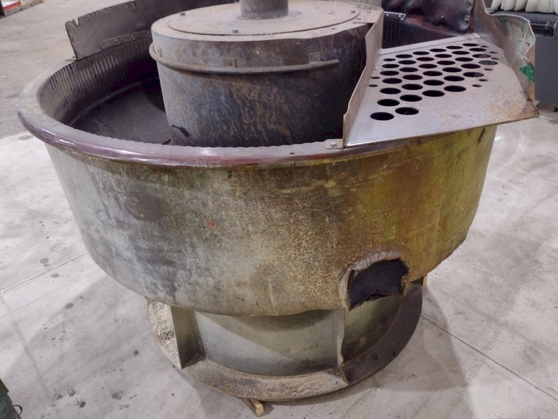 24 FT X 72&quot; SWECO MODEL #FMD-24LR ROTARY BOWL VIBRATORY PARTS DEBURRING FINISHER: STOCK #20082