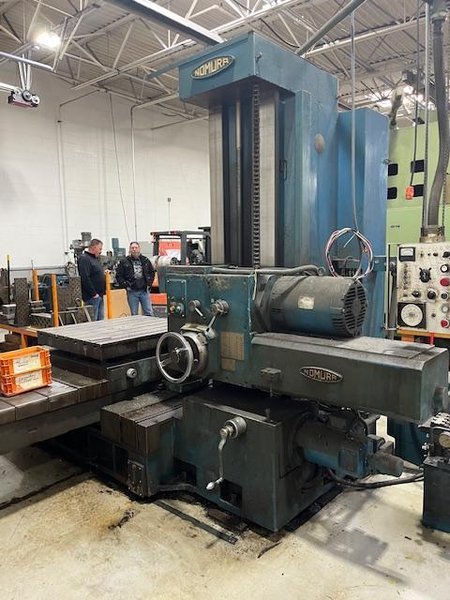3.5&quot; NOMURA B85-SR HORIZONTAL BORING MILL. STOCK # 1111825