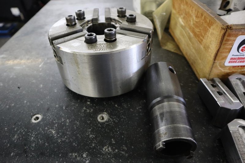 Kitagawa B-206 6" 3-Jaw Chuck wiht Assorted Steel and Aluminum Jaws and More.- Auction Item