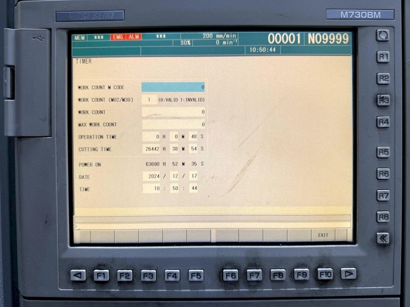 Mori Seiki NHX4000 400mm CNC HMC, 2012 – Tooling, ChipBlaster Coolant Filtration System, Chip Conveyor