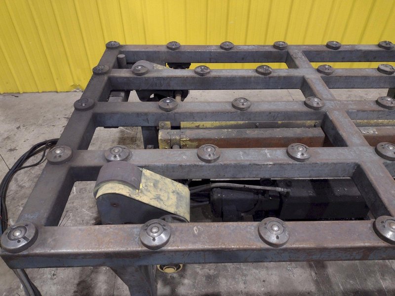 16&#039; POWERED INFEED TABLE, USED FOR LOADING SHEETS IN A SHEAR / BRAKE: YOBRO #24335