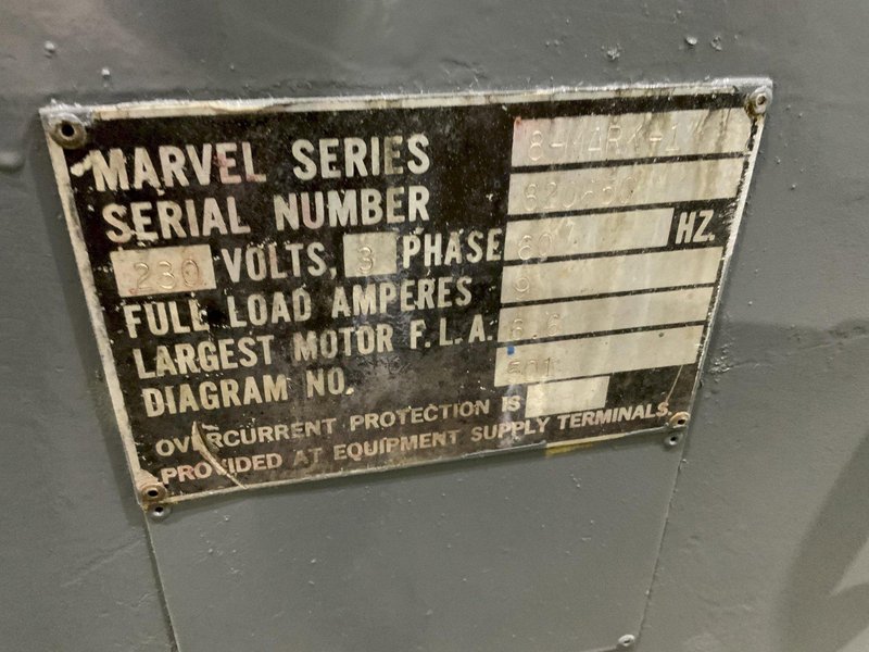 18" X 20" MARVEL MARK 1 VERTICAL BANDSAW: STOCK #75226