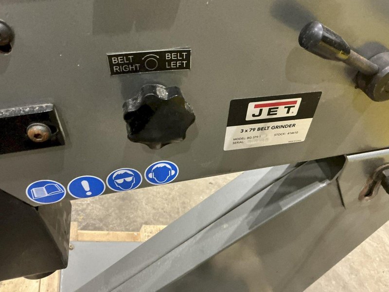 3" X 79" JET MODEL #BG 379-1 BELT GRINDER, NEW 2022: YORBO #24967