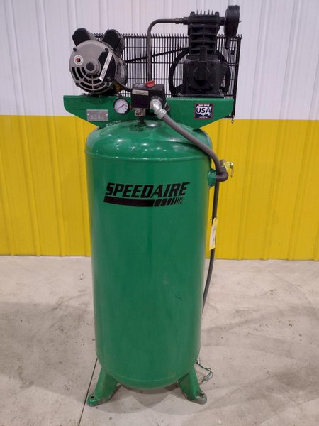 3.7 HP SPEED MODEL #4ME96 VERTICAL AIR COMPRESSOR: STOCK #20148