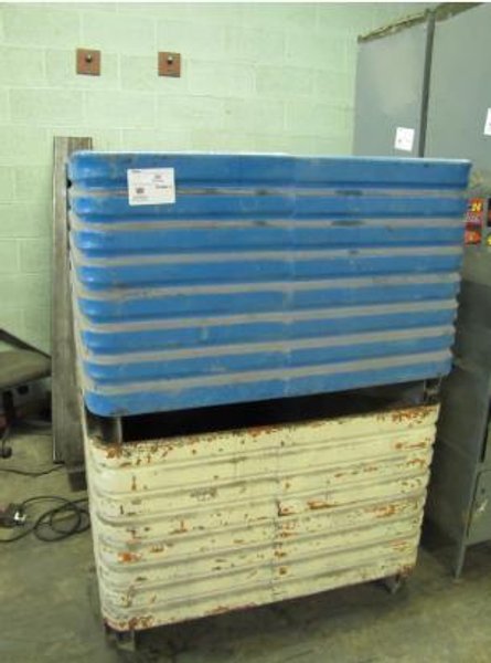 (6) 42&quot; X 36&quot; X 24&quot; METAL TUBS: STOCK 13478