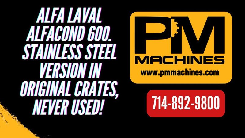 2006 ALFA LAVAL ALFACOND 600 GASKETED PLATE AND FRAME HEAT EXCHANGER