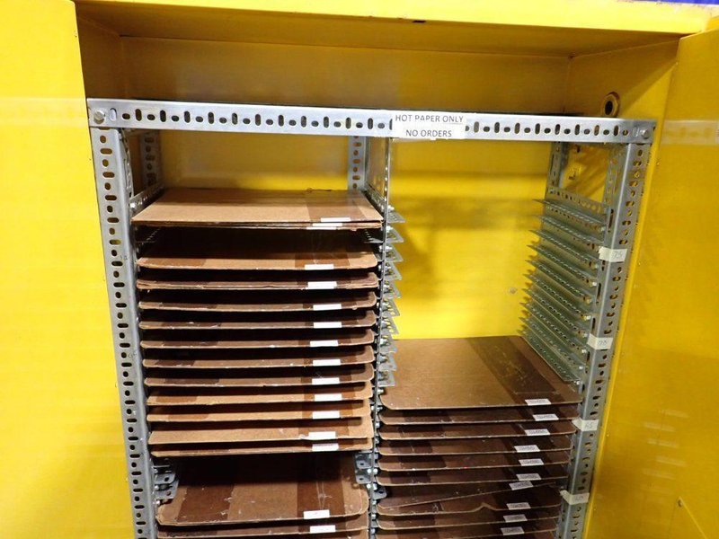 JUSTRITE 45 GALLONS / 43" X 18" X 65" FLAMMABLE CABINET  -  29450