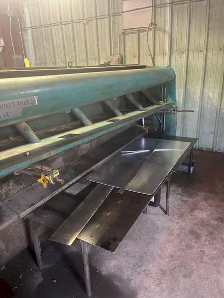 1/4″ x 10′ Chicago Dries &amp; Krump Hydraulic Shear