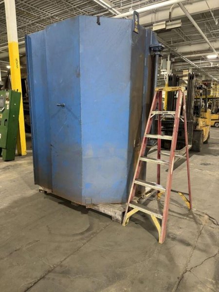 WHEELABRATOR SHOT BLAST TABLE  -  WMT-48 TABLE BLAST