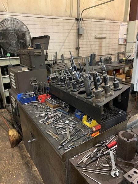 4&quot; KURAKI KBR-1105BX CNC TABLE TYPE HORIZONTAL BORING MILL. STOCK # 1060021