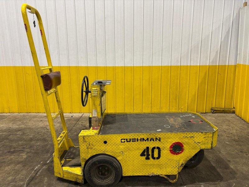 36 VOLT CUSHMAN MODEL 898361 STOCK CHASER/TUGGER CART: YOBRO #24655