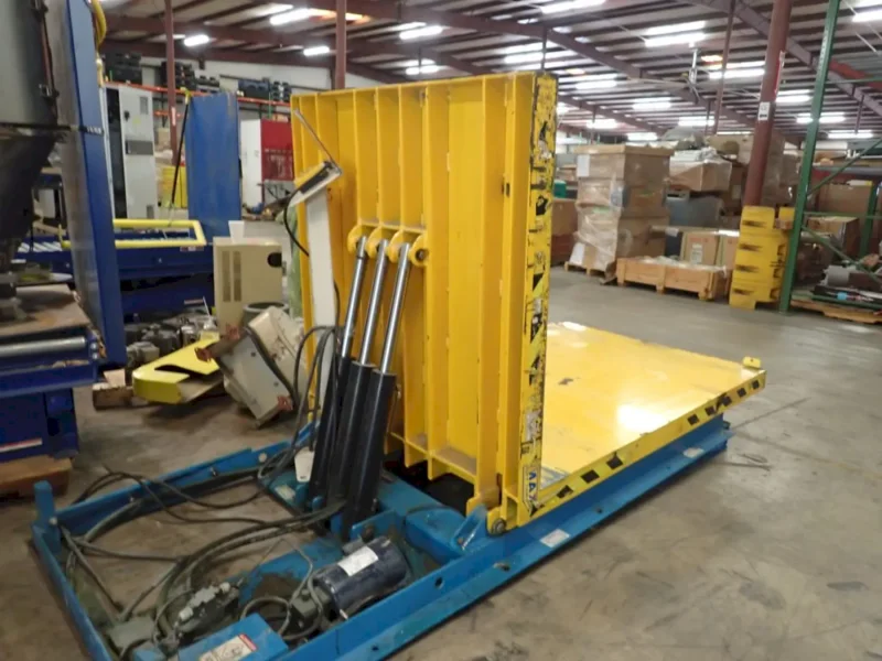 6,000 LBS MAX MODEL #LPTT-UP-60-90 HYDRAULIC PALLET TILTER: YOBRO #25893