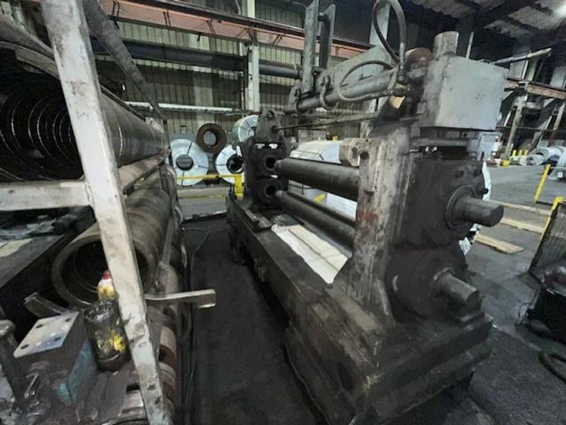 72" X 10" / 52" X 10" PAXSON SLITTER HEADS AND BASE STOCK# 4045